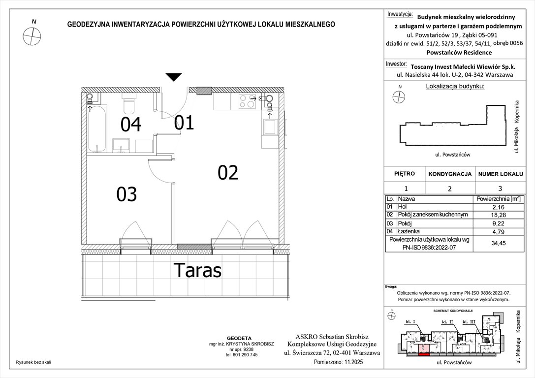 Nowe mieszkanie dwupokojowe Powstańców Residence Ząbki, Powstańców 19  34m2 Foto 1