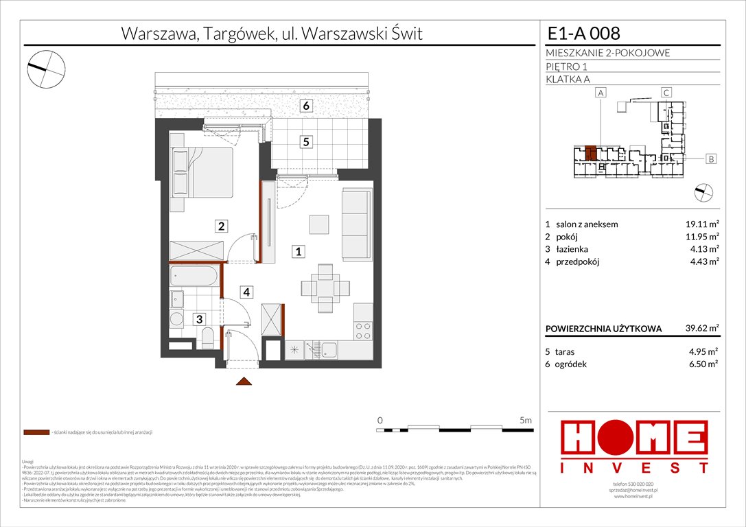 Nowe mieszkanie dwupokojowe Warszawski Świt Etap X Warszawa, Targówek, ul. Warszawski Świt  40m2 Foto 1