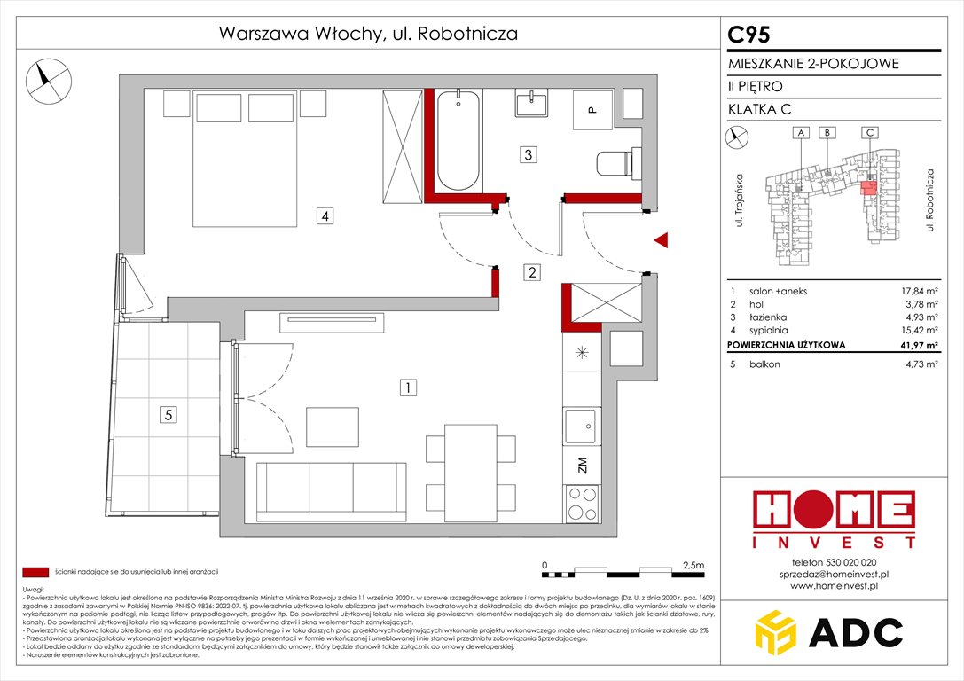 Nowe mieszkanie dwupokojowe Zakątek Włochy Warszawa, Włochy, ul. Robotnicza 11/13  42m2 Foto 1