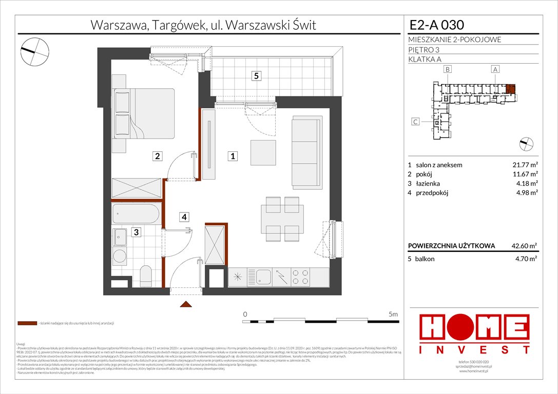Nowe mieszkanie dwupokojowe Warszawski Świt Etap XI Warszawa, Targówek, ul. Warszawski Świt  43m2 Foto 1