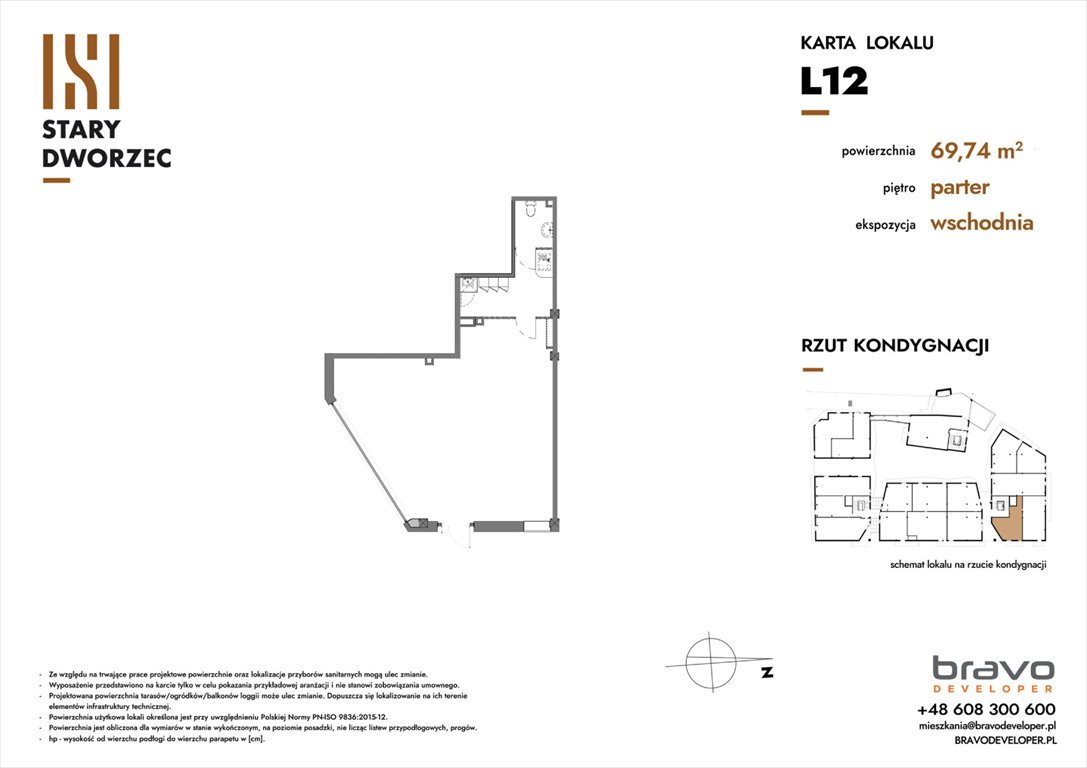 Nowy lokal użytkowy Stary Dworzec Kartuzy, ul. Dworcowa  70m2 Foto 1