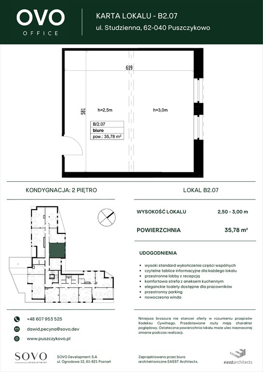 Nowe mieszkanie OVO Office Puszczykowo, Studzienna 2G  36m2 Foto 1