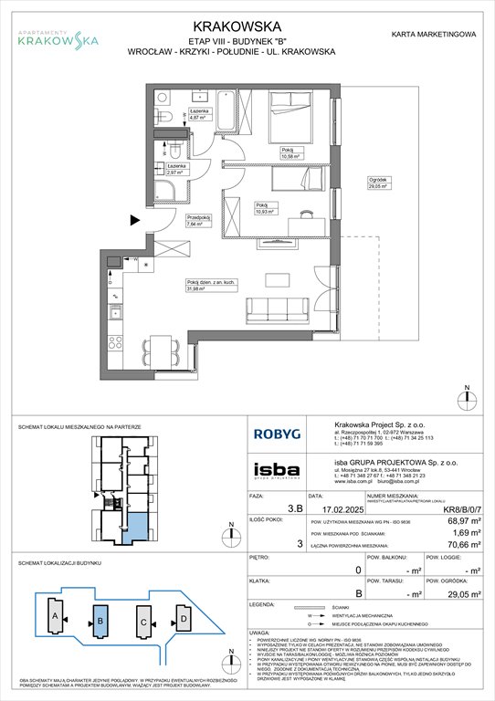 Nowe mieszkanie trzypokojowe Apartamenty Krakowska Wrocław, Krzyki, Krakowska 112  69m2 Foto 1