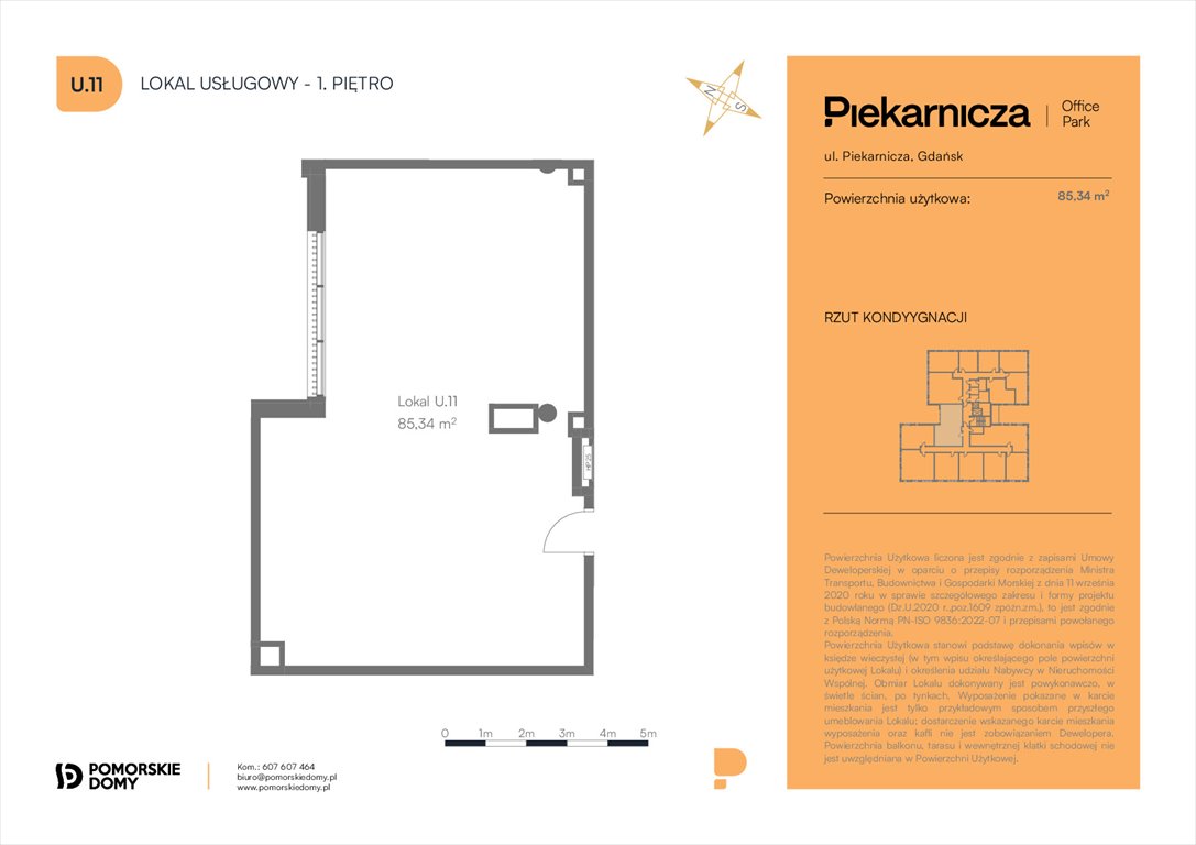 Nowe mieszkanie Piekarnicza Office Park Gdańsk, Morena, Piekarnicza 6  86m2 Foto 1