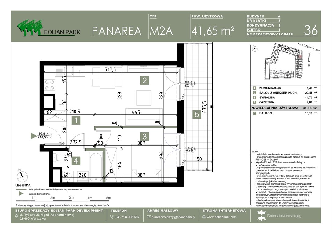 Nowe mieszkanie dwupokojowe PANAREA Warszawa, Ursus, Ryżowa  42m2 Foto 1