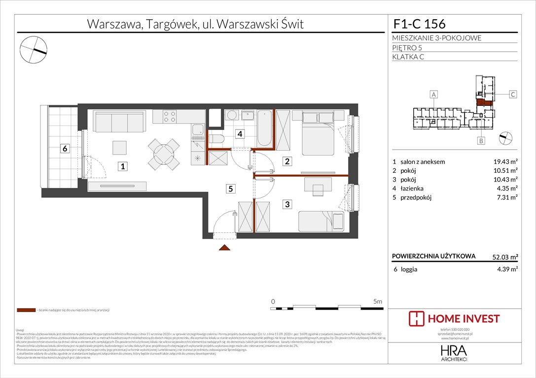 Nowe mieszkanie trzypokojowe Warszawski Świt Etap XIII Warszawa, ul. Warszawski Świt  52m2 Foto 1