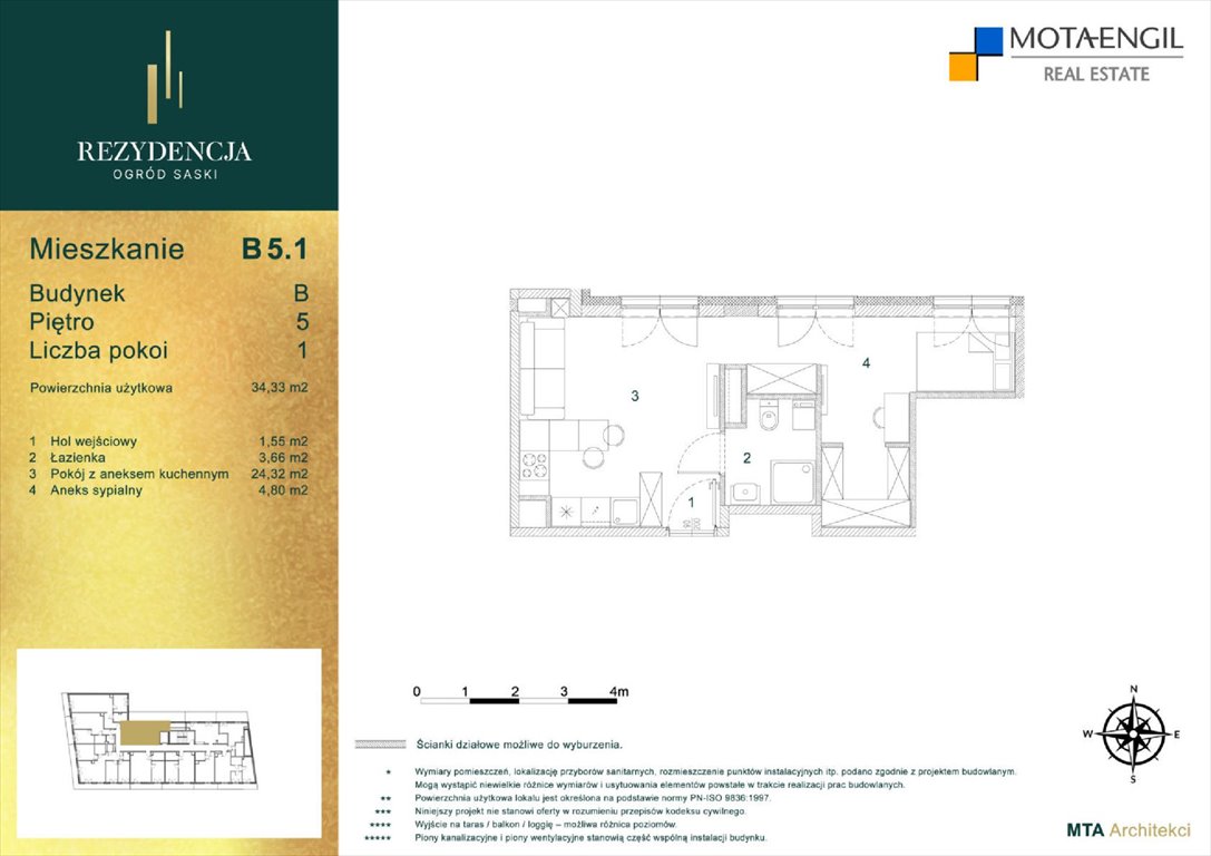 mieszkanie na sprzedaż 34m2 mieszkanie Lublin, Śródmieście, Jasna i Wieniawska