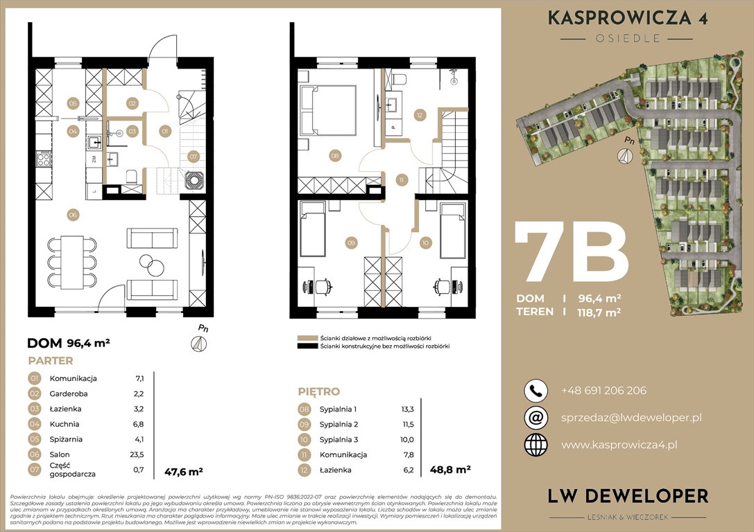 Nowy dom Osiedle Kasprowicza 4 Łódź, Jana Kasprowicza 4  96m2 Foto 1