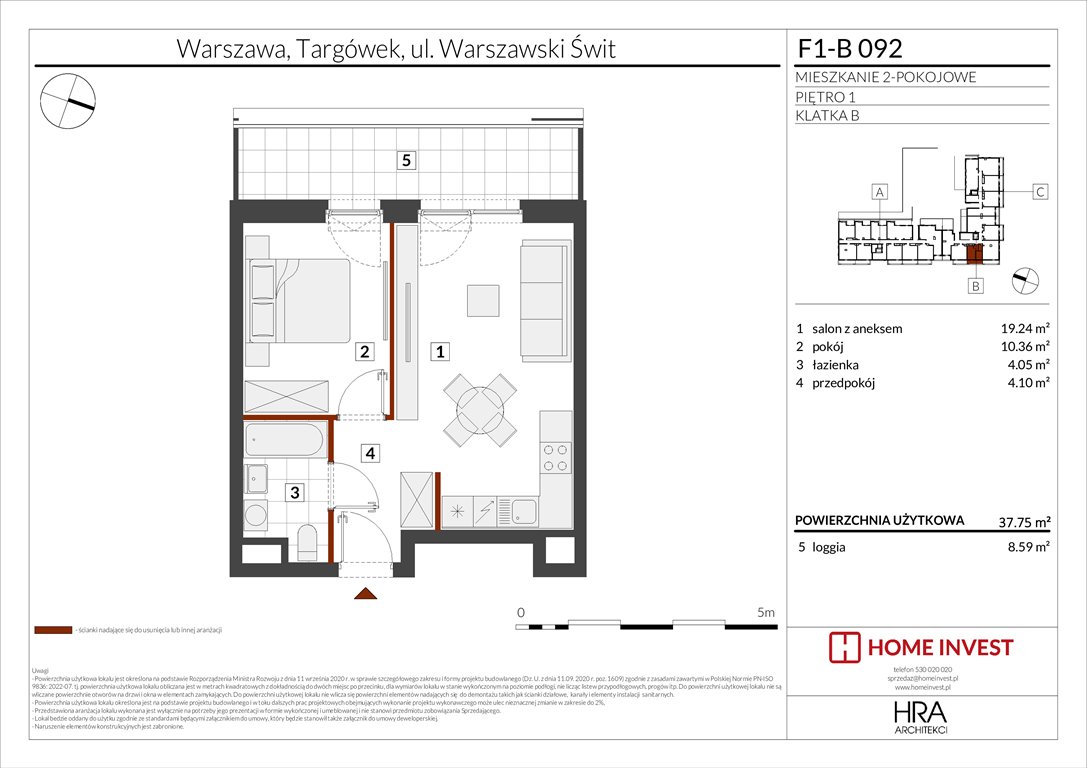 Nowe mieszkanie dwupokojowe Warszawski Świt Etap XIII Warszawa, ul. Warszawski Świt  38m2 Foto 1