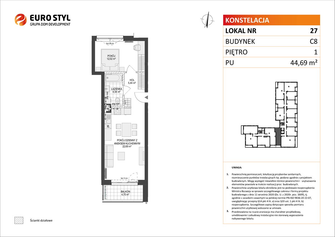 mieszkanie na sprzedaż 45m2 mieszkanie Gdynia, Pogórze, Paderewskiego