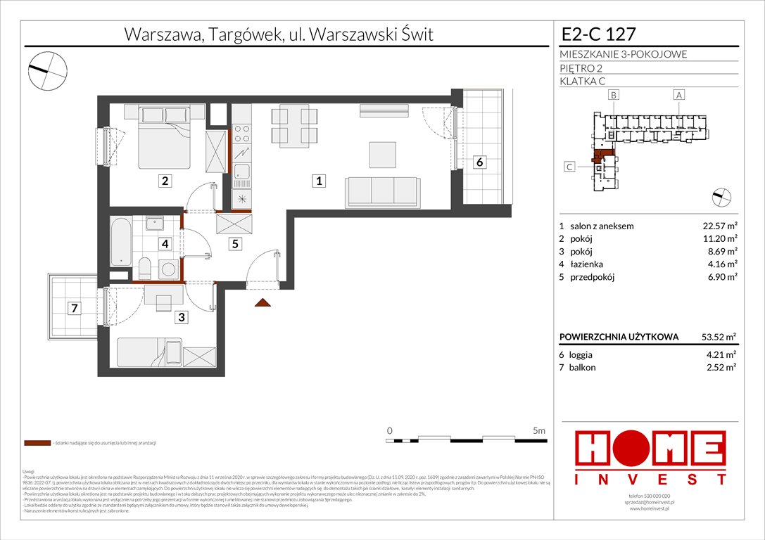 Nowe mieszkanie trzypokojowe Warszawski Świt Etap XI Warszawa, Targówek, ul. Warszawski Świt  54m2 Foto 1