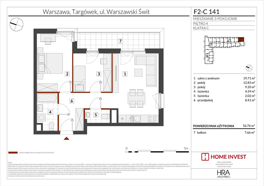 Nowe mieszkanie trzypokojowe Warszawski Świt Etap XIV Warszawa, ul. Warszawski Świt  57m2 Foto 1