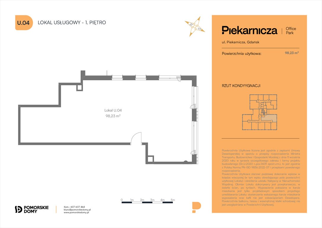 Nowe mieszkanie Piekarnicza Office Park Gdańsk, Morena, Piekarnicza 6  98m2 Foto 1