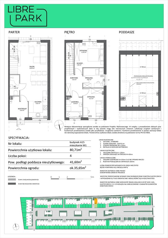 Nowe mieszkanie czteropokojowe  Osiedle Libre Park Dębogórze, Pistacjowa 5  81m2 Foto 1
