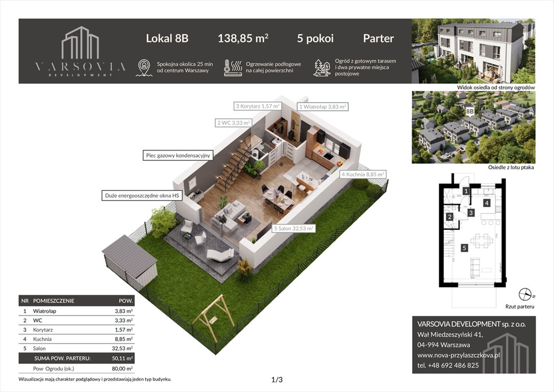 Nowe mieszkanie czteropokojowe  NOVA  PRZYLASZCZKOVA Warszawa, Wawer, Przylaszczkowa  139m2 Foto 1