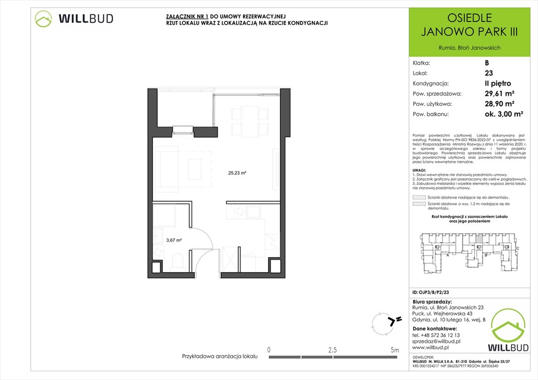 Nowa kawalerka Osiedle Janowo Park III Rumia, Janowo, Błoń Janowskich  29m2 Foto 1