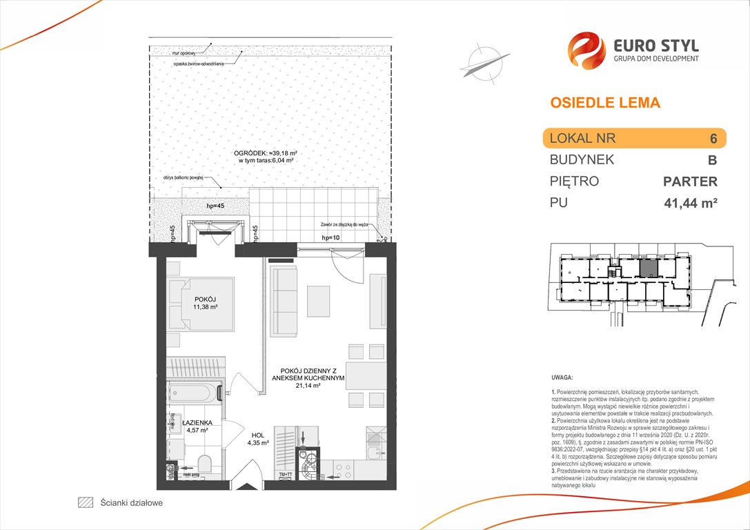 mieszkanie na sprzedaż 41m2 mieszkanie Gdańsk, Piecki - Migowo, Lema