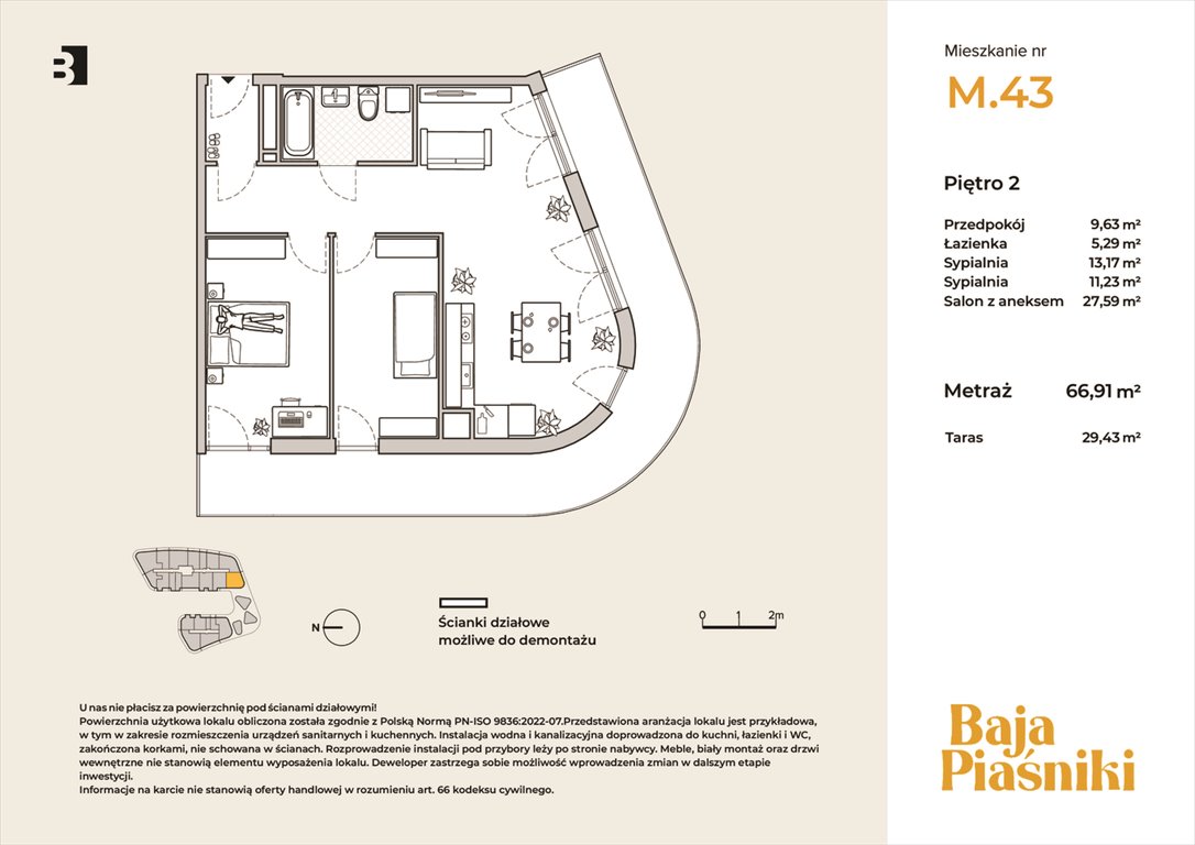 Nowe mieszkanie trzypokojowe Baja Piaśniki Świętochłowice, Piaśniki, ul. Sudecka 10  67m2 Foto 1