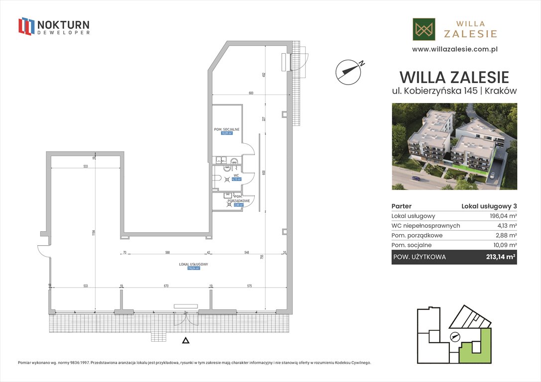 Nowy lokal użytkowy Willa Zalesie Kraków, Ruczaj, Kobierzyńska 145  213m2 Foto 1