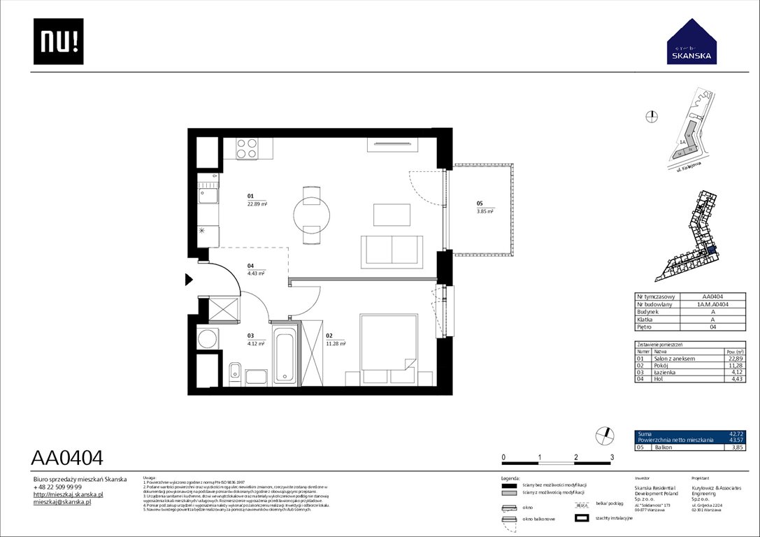 Nowe mieszkanie trzypokojowe NU Wola Warszawa Warszawa, Wola, Kolejowa  65m2 Foto 1