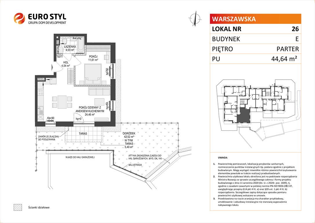 Nowe mieszkanie dwupokojowe OSIEDLE WARSZAWSKA Gdańsk, Warszawska  45m2 Foto 1