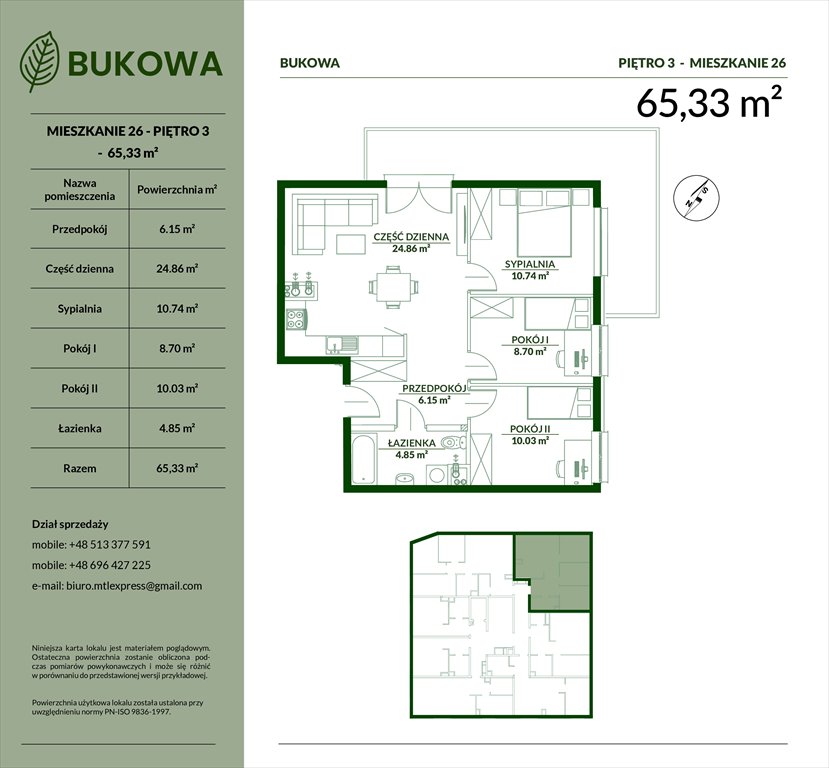 Nowe mieszkanie czteropokojowe  Apartamenty Bukowa Bielsko-Biała, Aleksandrowice, Bukowa 29  65m2 Foto 1