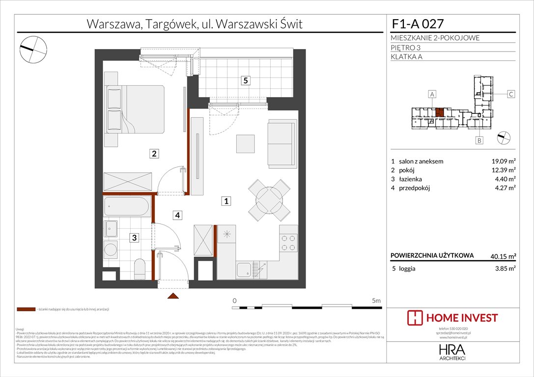 Nowe mieszkanie dwupokojowe Warszawski Świt Etap XIII Warszawa, ul. Warszawski Świt  40m2 Foto 1