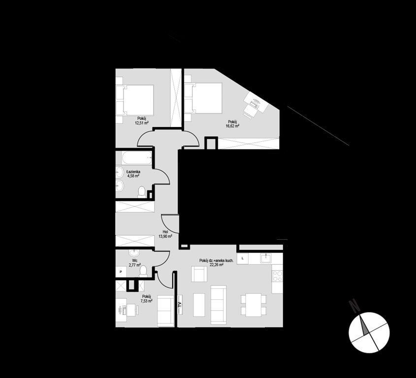 mieszkanie na sprzedaż 80m2 mieszkanie Kraków, Prądnik Czerwony, Łepkowskiego 11