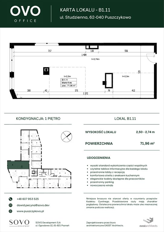 Nowe mieszkanie OVO Office Puszczykowo, Studzienna 2G  72m2 Foto 1