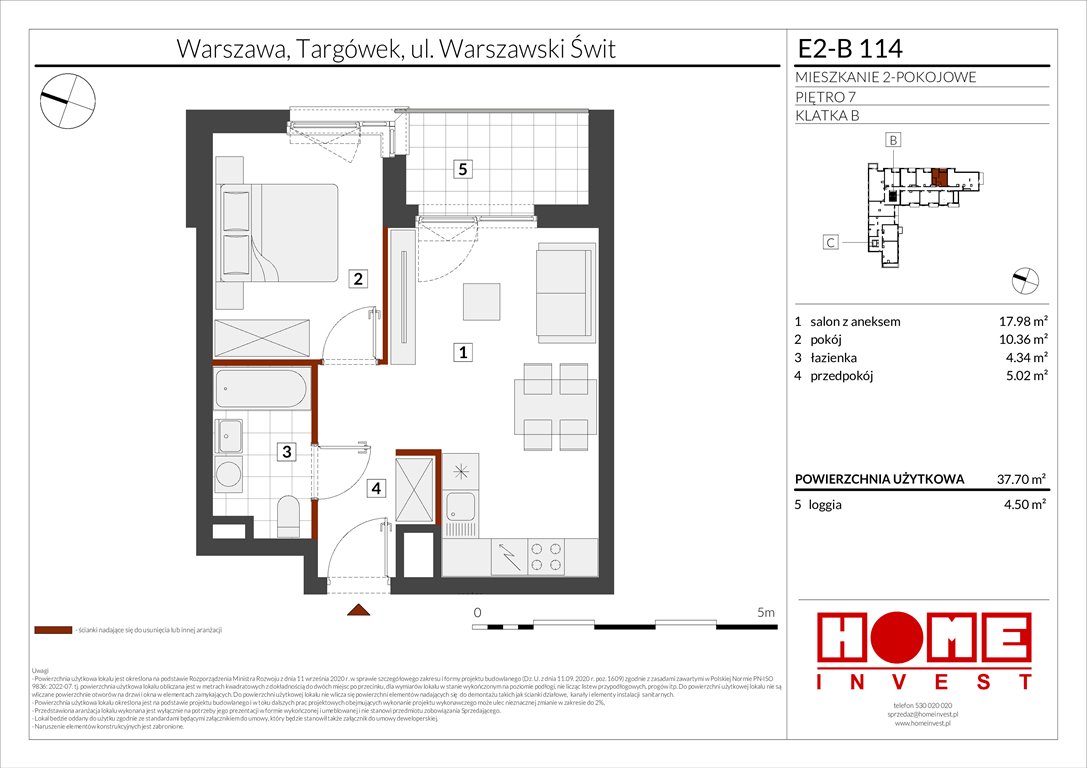 Nowe mieszkanie dwupokojowe Warszawski Świt Etap XI Warszawa, Targówek, ul. Warszawski Świt  38m2 Foto 1