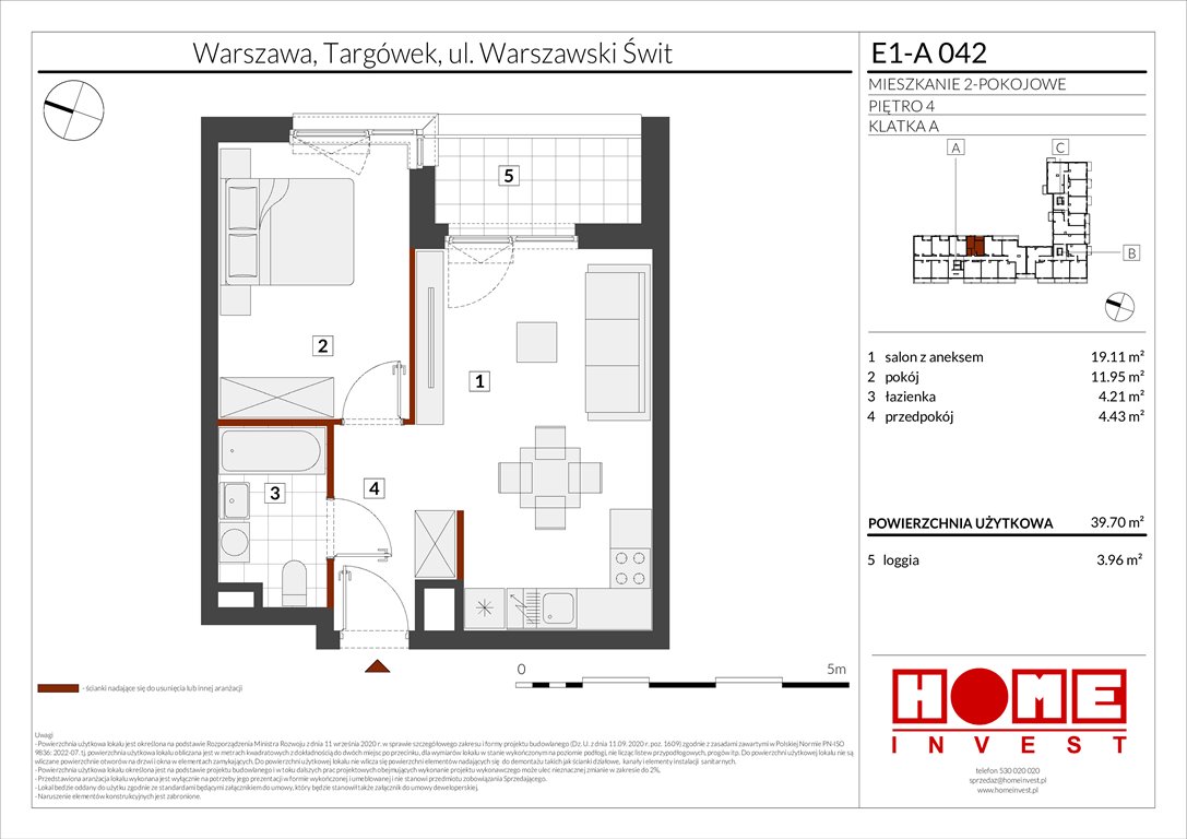 Nowe mieszkanie dwupokojowe Warszawski Świt Etap X Warszawa, Targówek, ul. Warszawski Świt  40m2 Foto 1