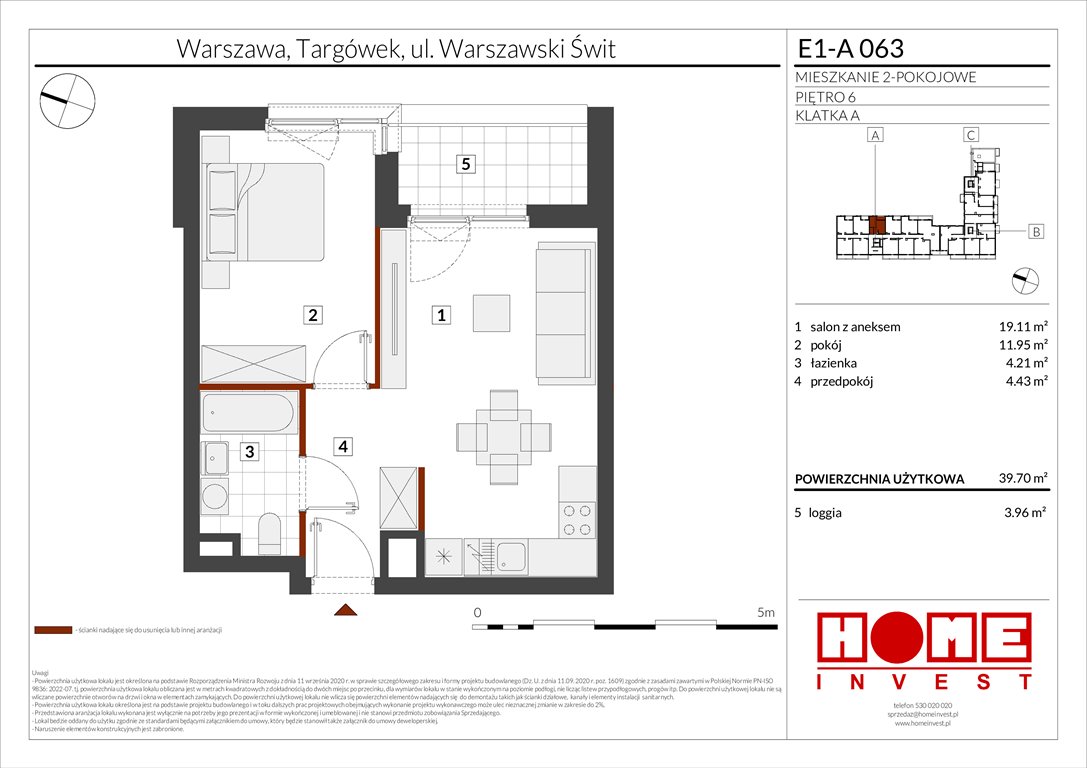 Nowe mieszkanie dwupokojowe Warszawski Świt Etap X Warszawa, Targówek, ul. Warszawski Świt  40m2 Foto 1