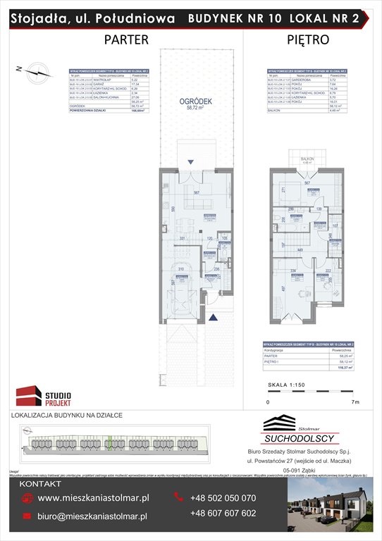 Nowe mieszkanie czteropokojowe  Osiedle Południowe Mińsk Mazowiecki, Stojadła, Południowa 58  116m2 Foto 1