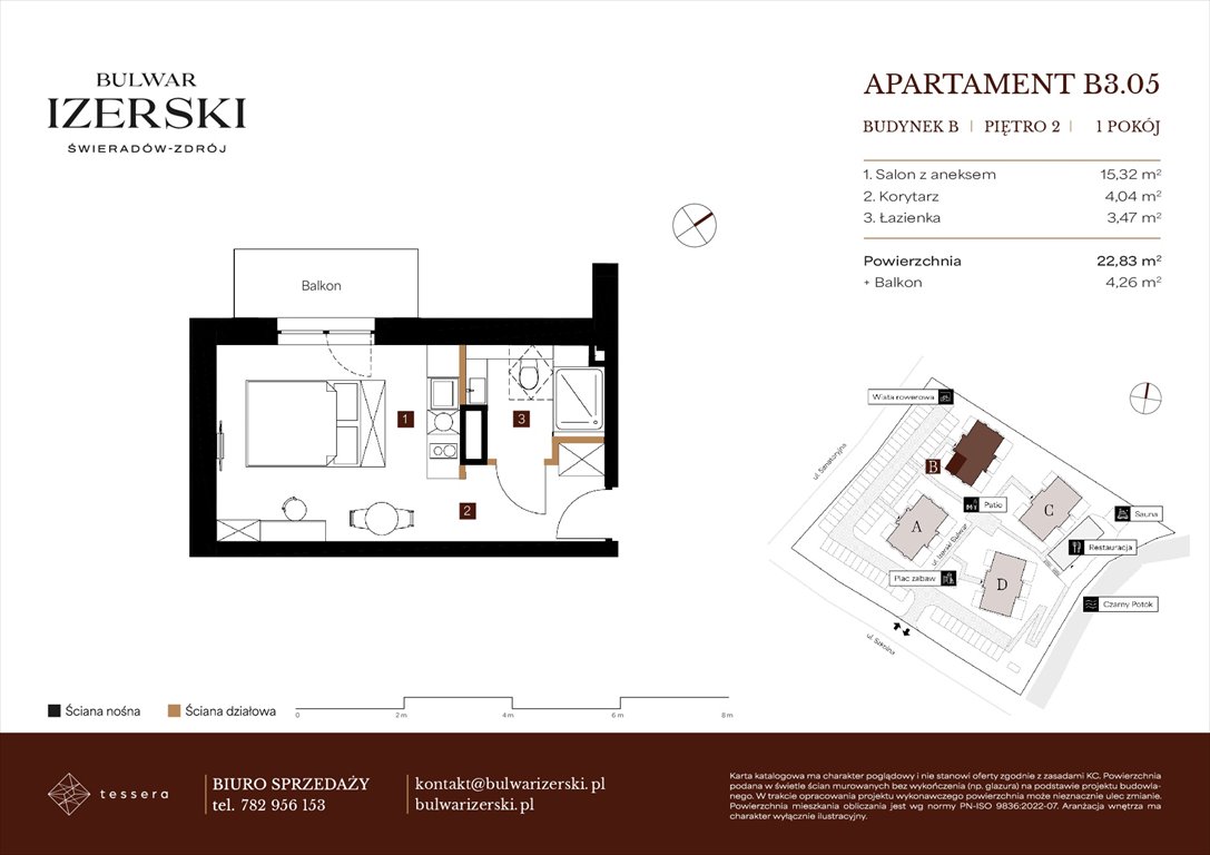 Nowa kawalerka BULWAR IZERSKI Świeradów Zdrój, Senatoryjna/Szkolna  23m2 Foto 1