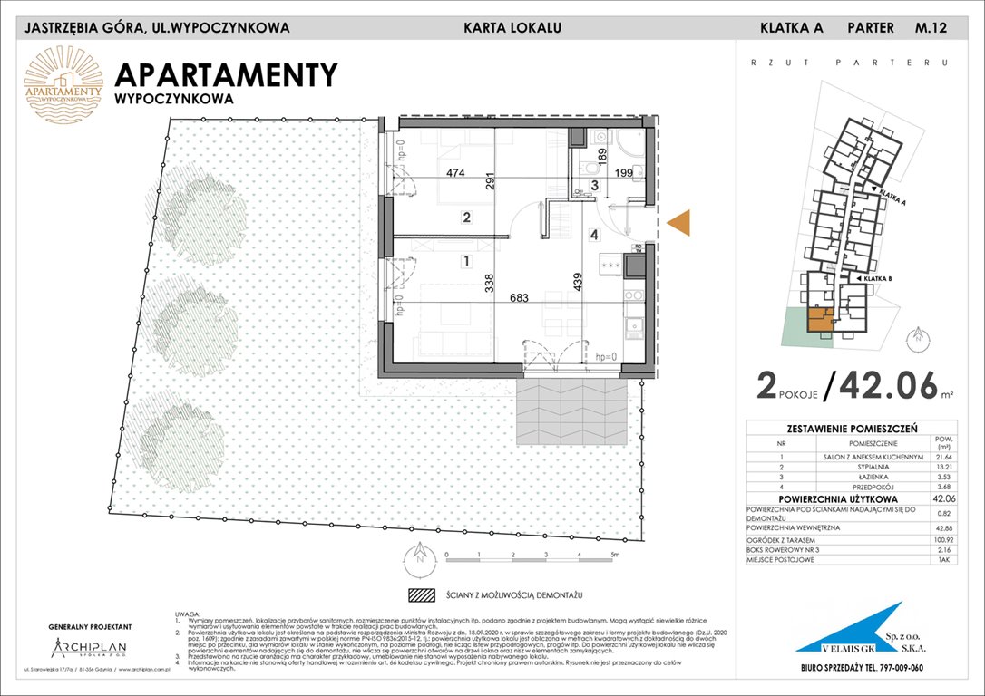 Nowe mieszkanie Apartamenty Wypoczynkowa Jastrzębia Góra, Wypoczynkowa  42m2 Foto 1