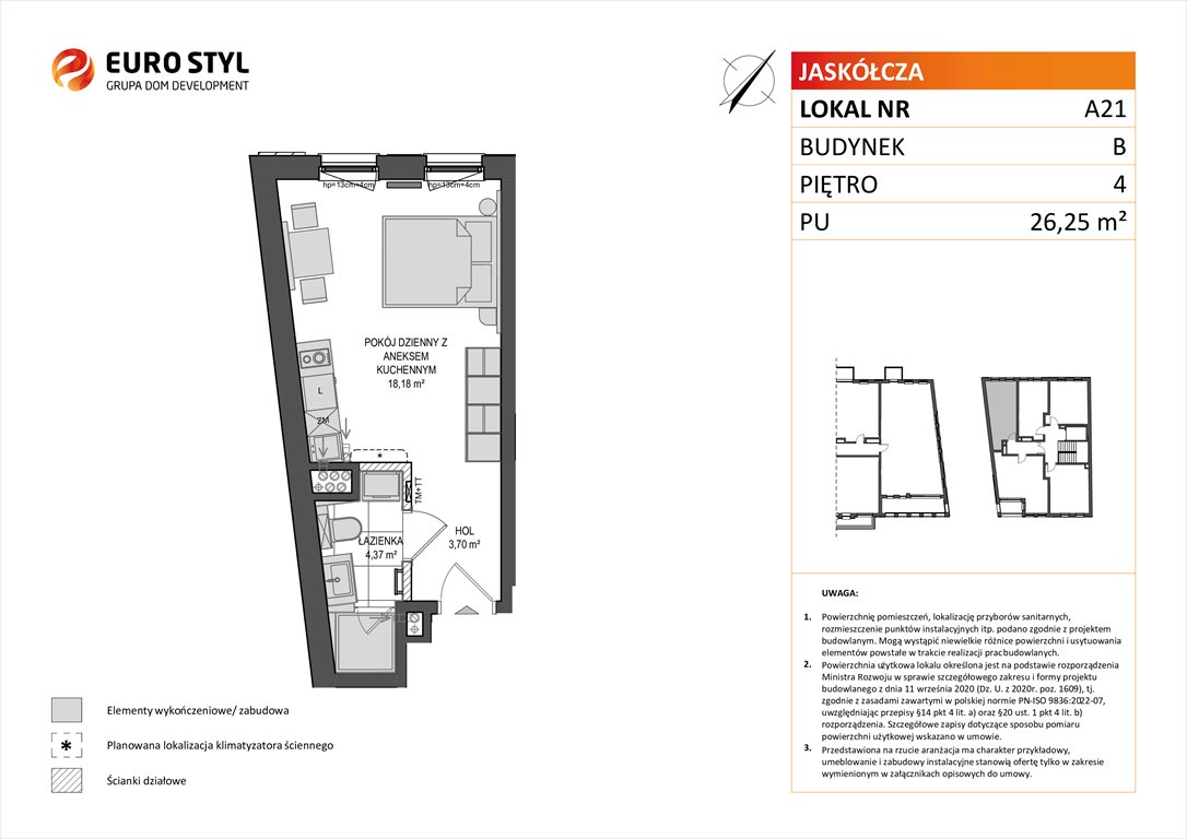 lokal użytkowy na sprzedaż 26m2 lokal użytkowy Gdańsk, ul.Jaskółcza