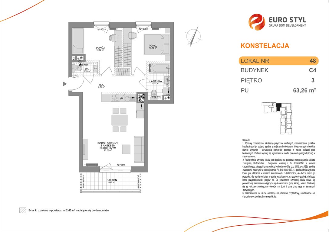 mieszkanie na sprzedaż 63m2 mieszkanie Gdynia, Pogórze, Paderewskiego