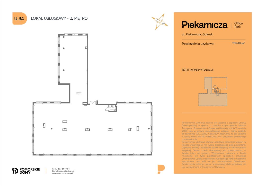 Nowe mieszkanie Piekarnicza Office Park Gdańsk, Morena, Piekarnicza 6  587m2 Foto 1