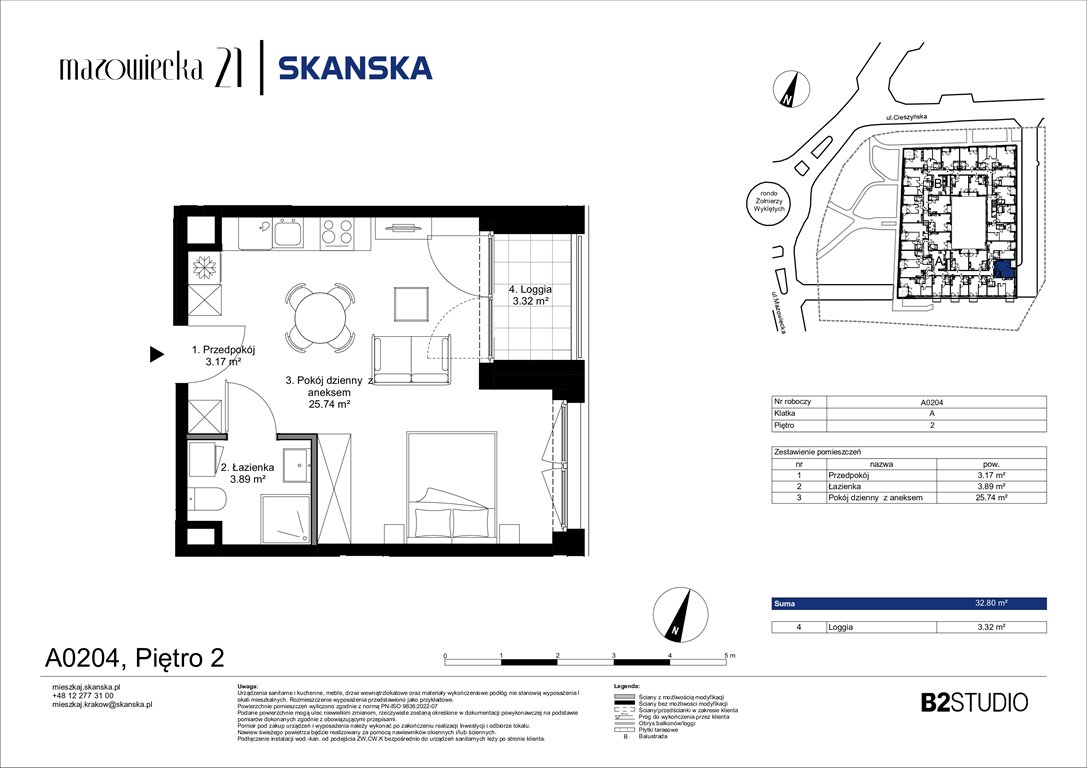 Nowa kawalerka Mazowiecka 21 Kraków, Krowodrza, ul. Mazowiecka 21  33m2 Foto 1