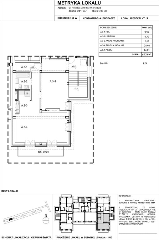 mieszkanie na sprzedaż 66m2 mieszkanie Warszawa, Wilanów, Zawady, Ruczaj 117D-ZB