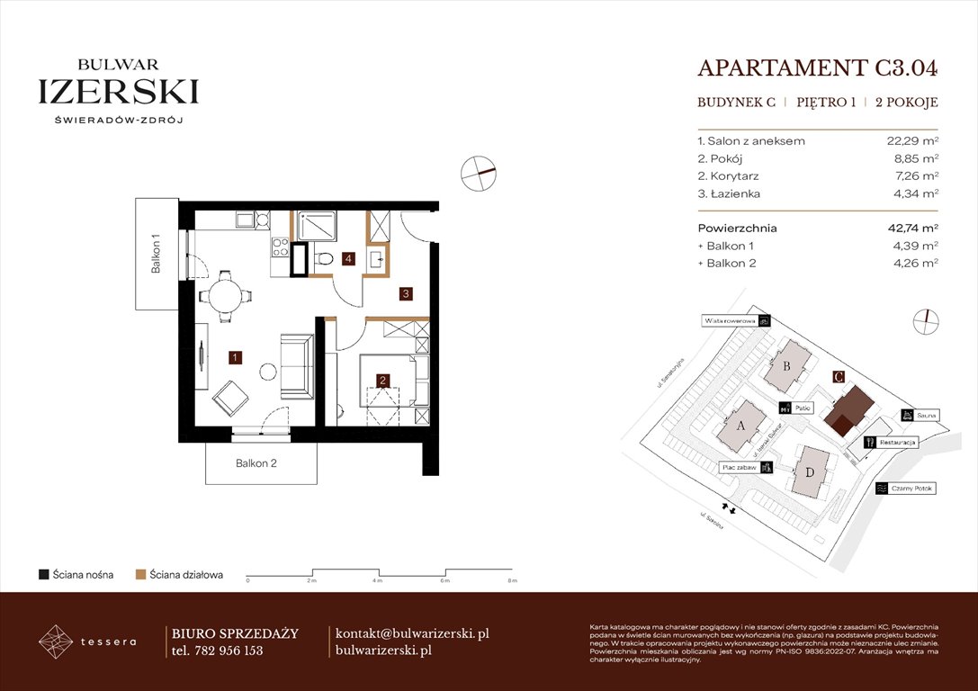 mieszkanie na sprzedaż 43m2 mieszkanie Świeradów Zdrój, Senatoryjna/Szkolna