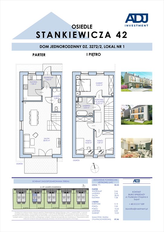 Nowy dom Stankiewicza 42 Gdynia, Wiczlino, Stankiewicza 42  87m2 Foto 1