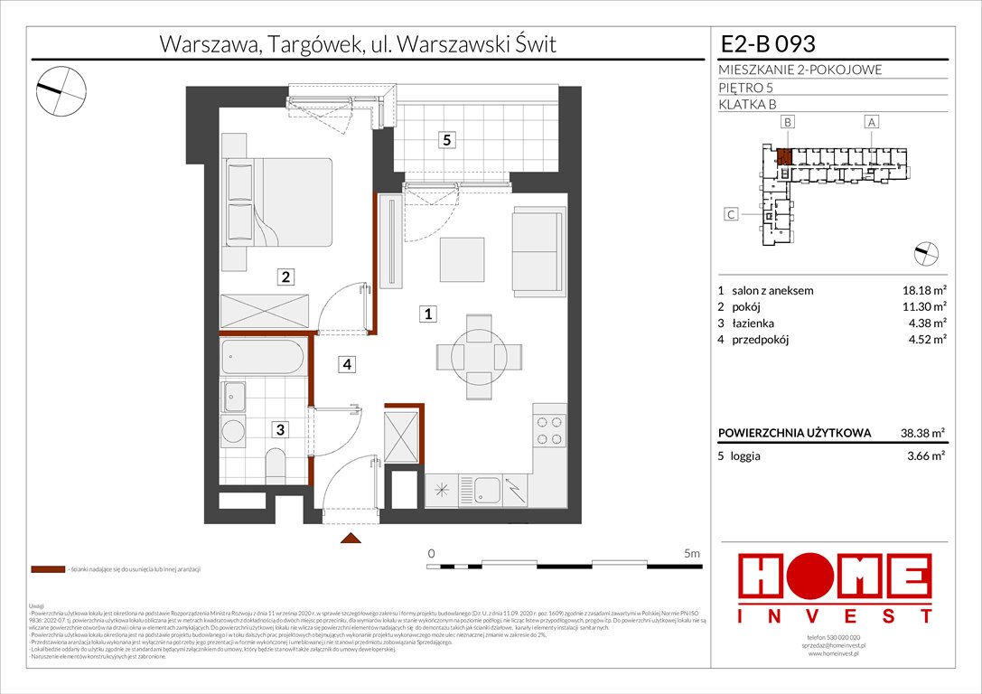Nowe mieszkanie dwupokojowe Warszawski Świt Etap XI Warszawa, Targówek, ul. Warszawski Świt  38m2 Foto 1