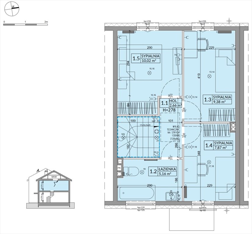 Nowy dom Osiedle Słoneczne Sulejówek, Szklarniowa  78m2 Foto 1