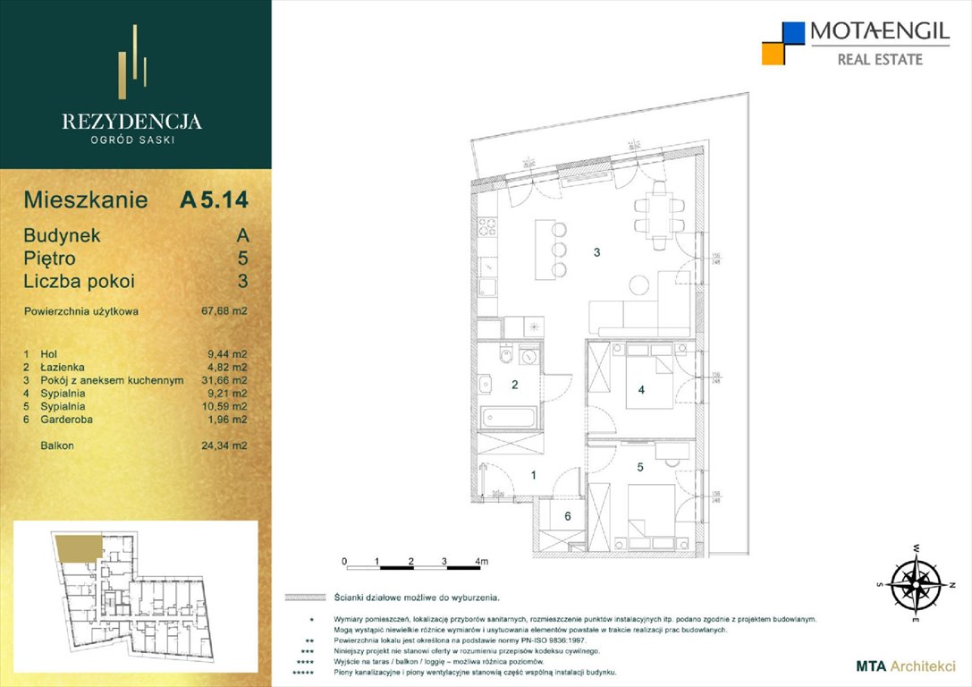 mieszkanie na sprzedaż 68m2 mieszkanie Lublin, Śródmieście, Jasna i Wieniawska