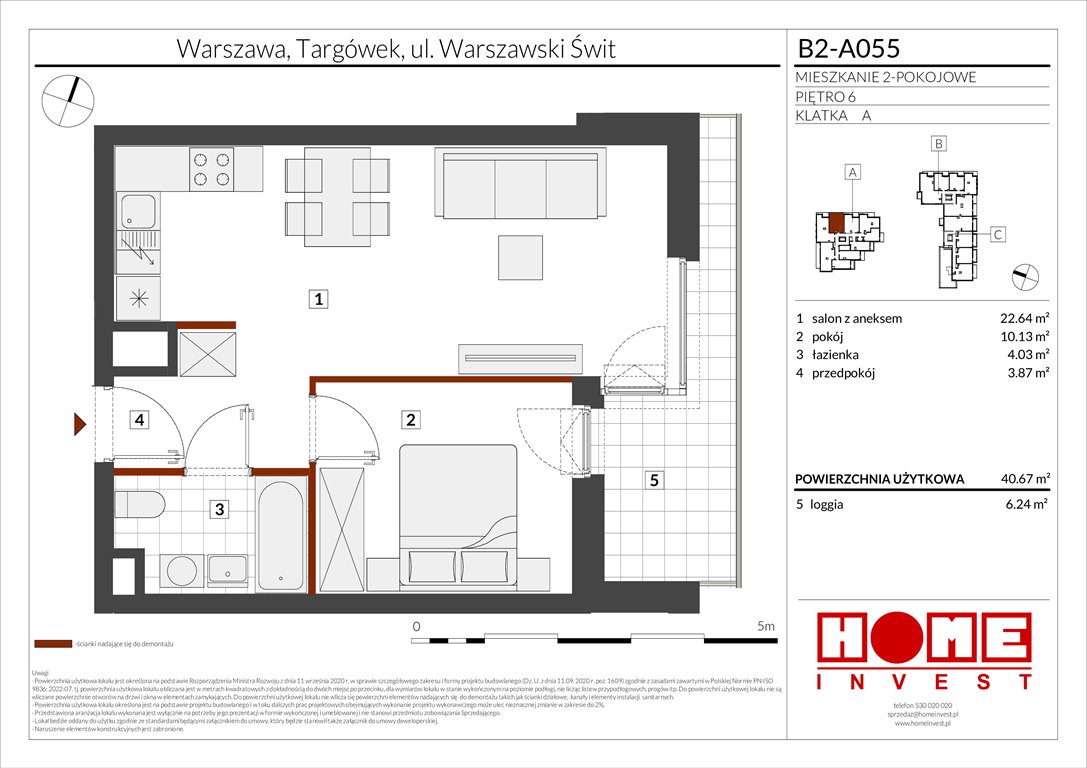Nowe mieszkanie dwupokojowe Warszawski Świt Etap IX Warszawa, Targówek, ul. Warszawski Świt 12  41m2 Foto 1