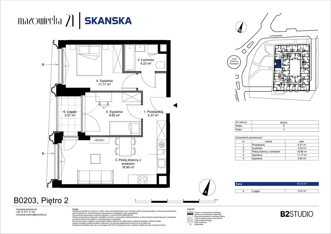 Nowe mieszkanie trzypokojowe Mazowiecka 21 Kraków, Krowodrza, ul. Mazowiecka 21  50m2 Foto 1