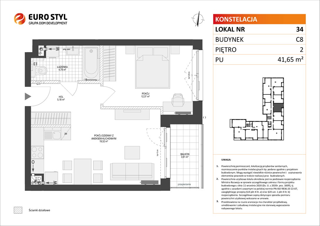 mieszkanie na sprzedaż 42m2 mieszkanie Gdynia, Pogórze, Paderewskiego