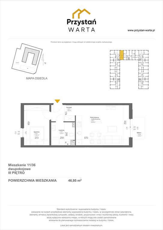 Nowe mieszkanie dwupokojowe Zielona Przystań nad Wartą Luboń, ul. Kajakowa 9 i 11  47m2 Foto 1