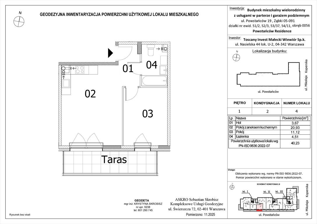Nowe mieszkanie dwupokojowe Powstańców Residence Ząbki, Powstańców 19  40m2 Foto 1